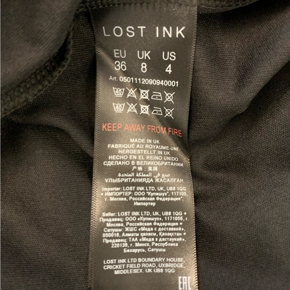 Lost Ink Pinafore Skirt In Lace - Picture 7 of 12